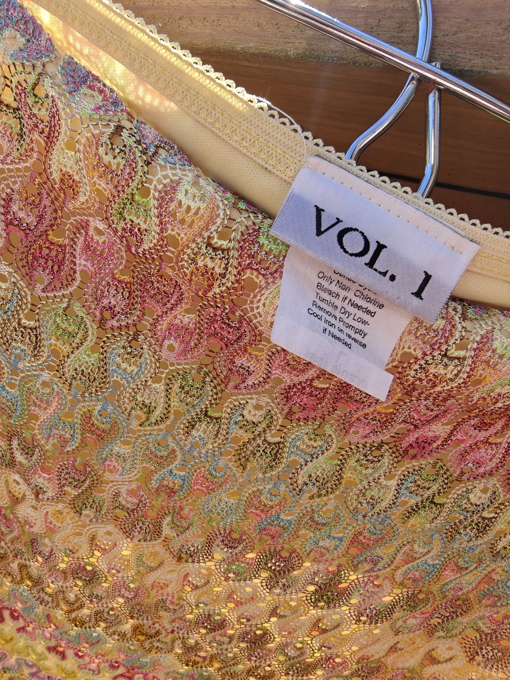 Vol 1 Pastel Pencil Skirt Lace Overlay